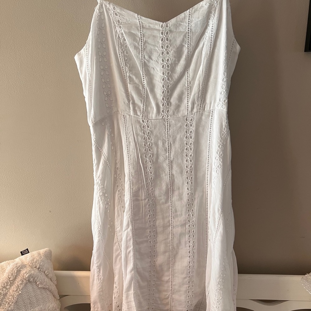 Old Navy White Eyelet Mini Dress